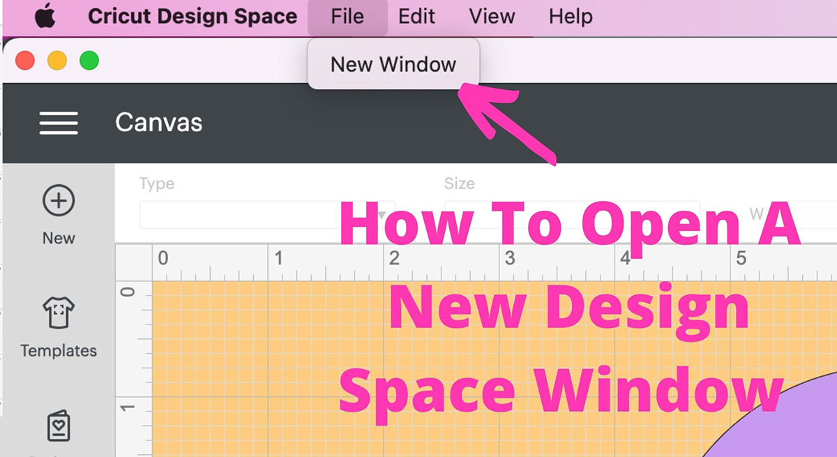 How to open a new design space window
