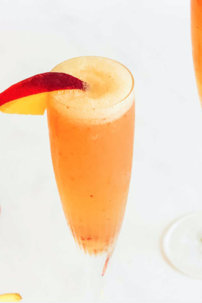 How to make a peach Bellini Cocktail