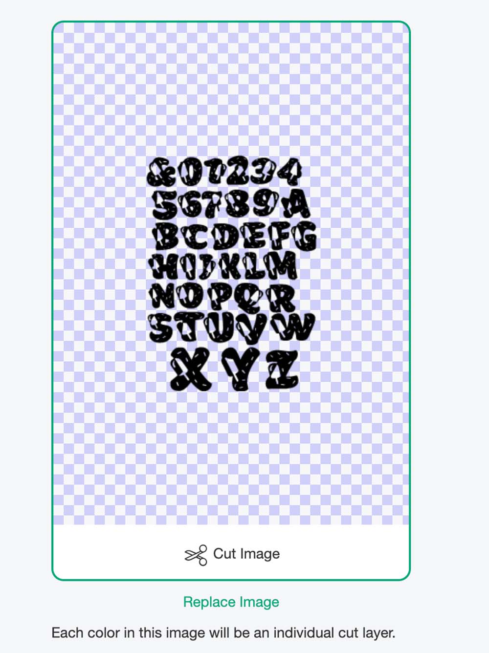 How to upload a full svg alphabet to Cricut Design Space