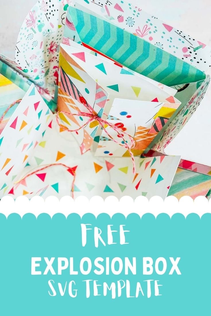 Step by step explosion box tutorial and free template-2