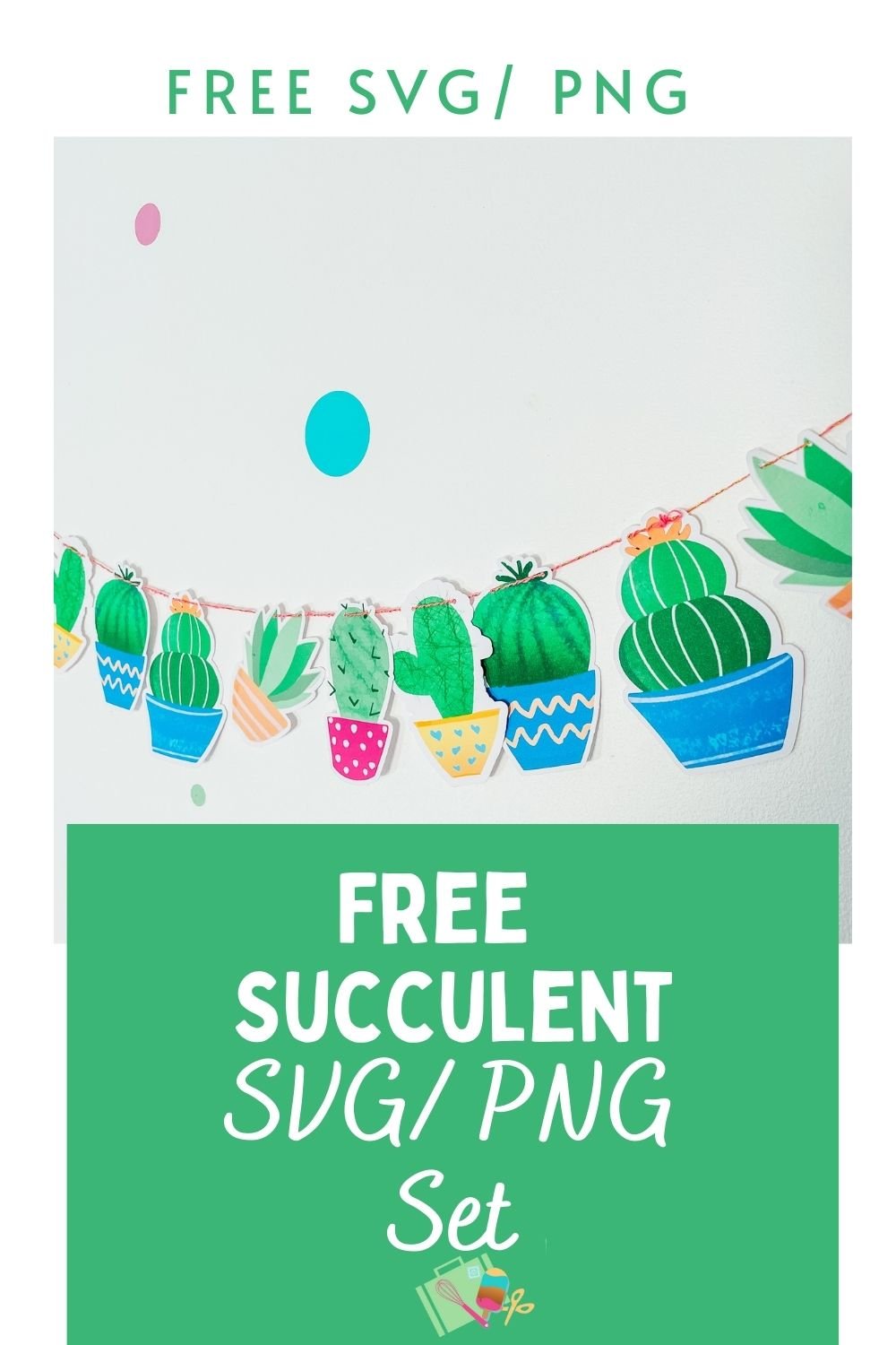 Free Cricut Cactus and succulent SVG File for crafting-3